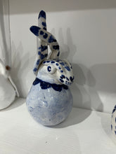 Load image into Gallery viewer, Lucky Light Blue Hand built Porcelain Hare
