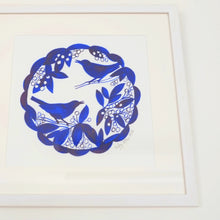 Load image into Gallery viewer, Blackbird Berry Framed Original Artwork