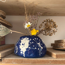 Load image into Gallery viewer, Handbuilt Moon flower Vase
