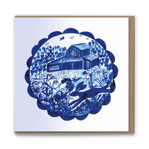 Oak Hill Farm Luxury Eco-conscious Blank Greetings Card