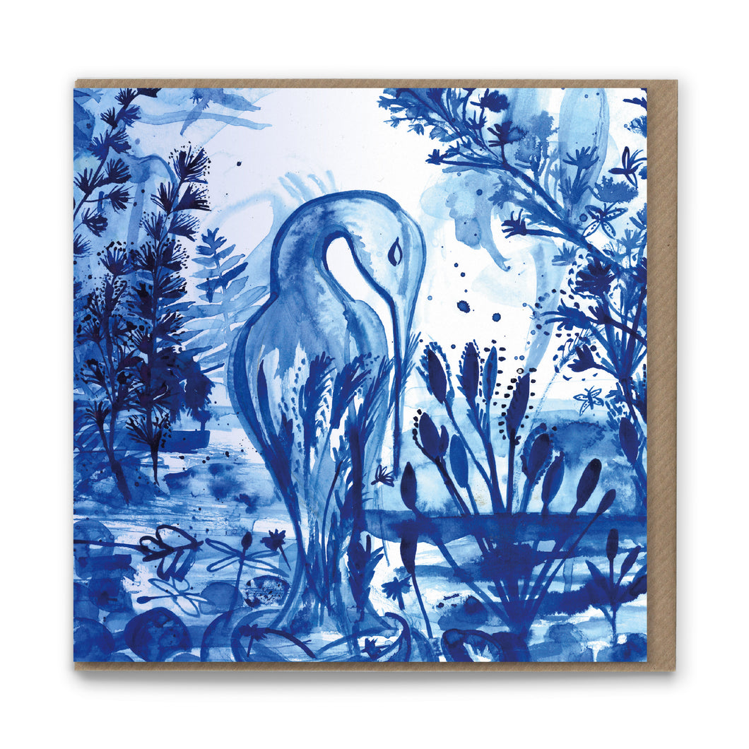 Creative Lake Luxury Eco-conscious Blank Greetings Card