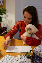 Load image into Gallery viewer, NEW FESTIVE BUNDLE of 12 Luxury Eco-conscious Blank Greetings Cards
