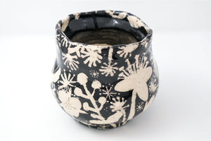 Wild Midnight Butterfly Vase