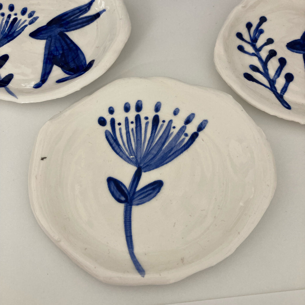 Wildflower Small Porcelain Plate & Stand