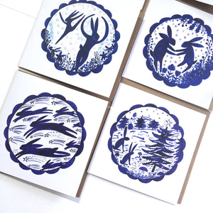 Special Mixed 12 blank card pack