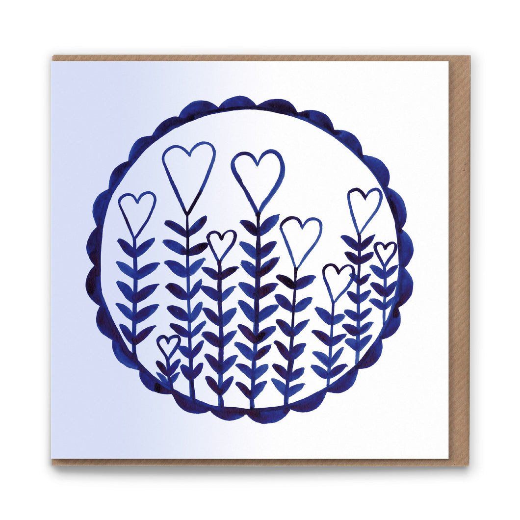 Love Grows Luxury Eco-conscious Blank Greetings Card