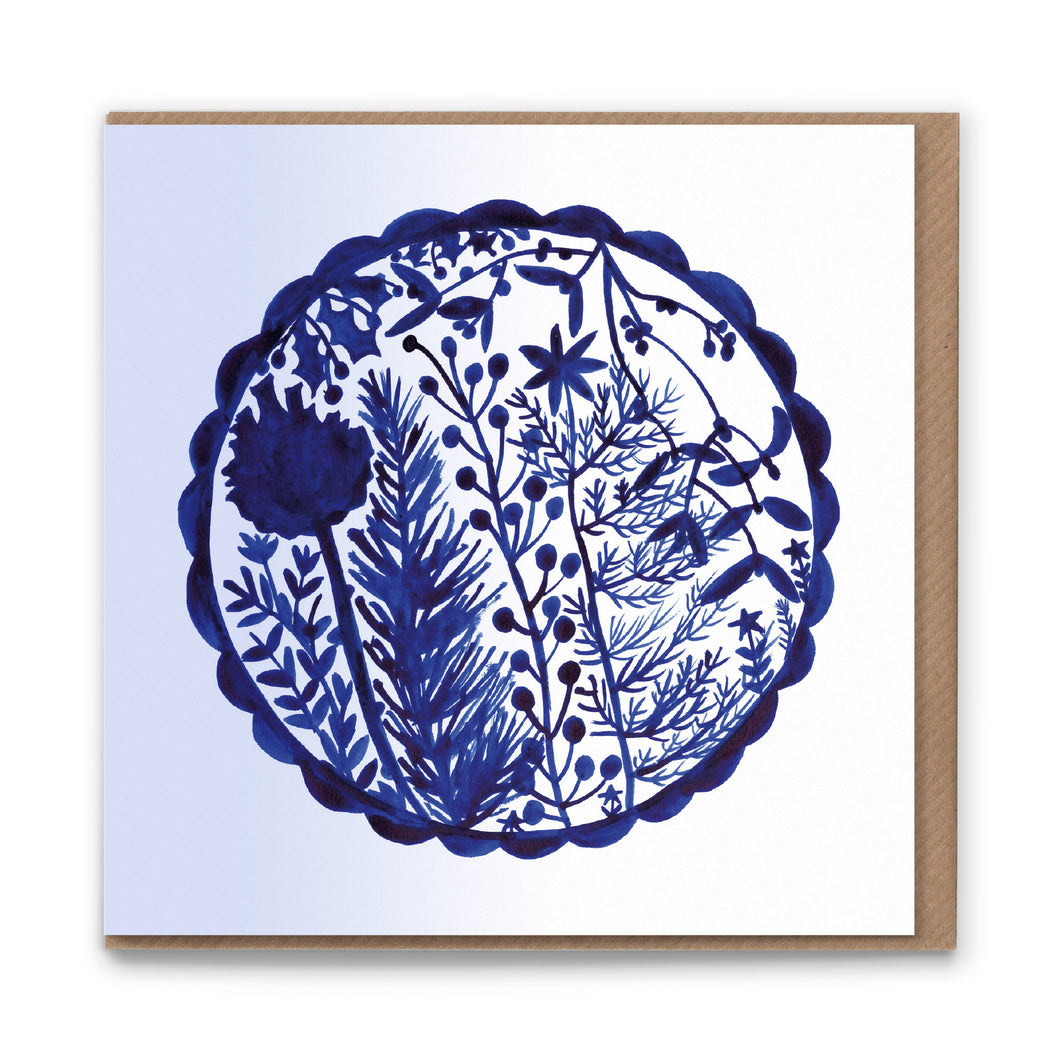 Mistletoe Magic Luxury Eco-conscious Blank Greetings Card