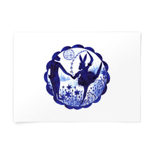 Load image into Gallery viewer, Ballet Hares A2 Limited Edition giclée print
