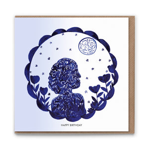 Clarissa (Happy Birthday) Blank Greetings Card