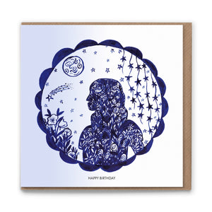 Florence (Happy Birthday) Blank Greetings Card