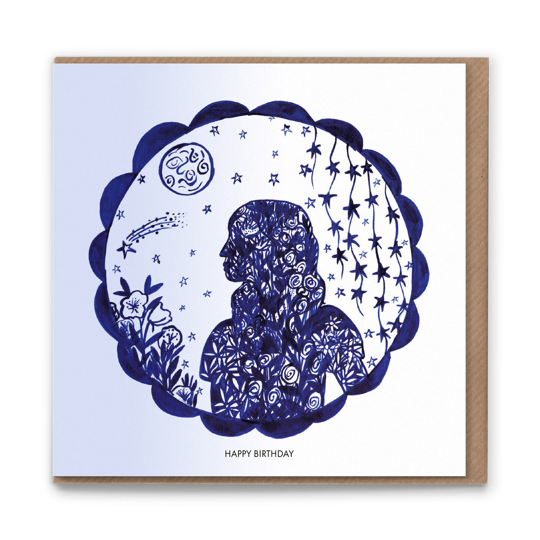 Florence (Happy Birthday) Blank Greetings Card