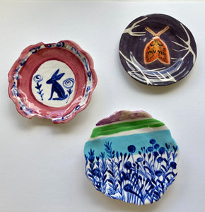 Coast Path Porcelain Plate