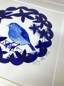Robin Wood Framed & Signed Original Artwork