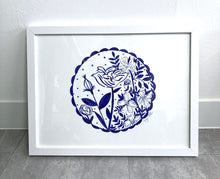 Load image into Gallery viewer, Evening Rose Framed Signed Digital Print
