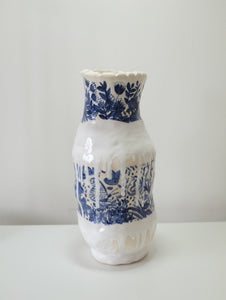 Secret Garden Porcelain Vase